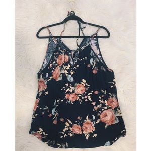 Floral tank top